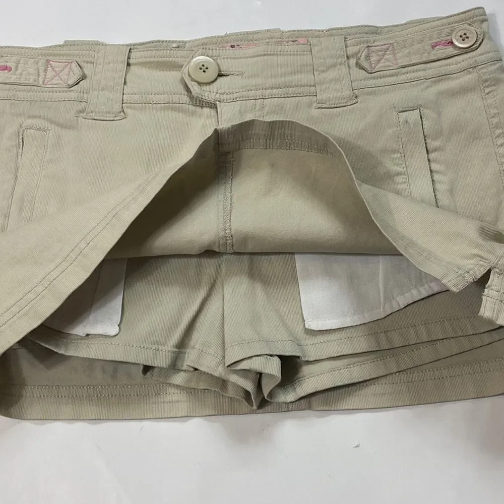 Vintage Y2K Plugg Mini Cargo Skirt Short Size 16 Junior
